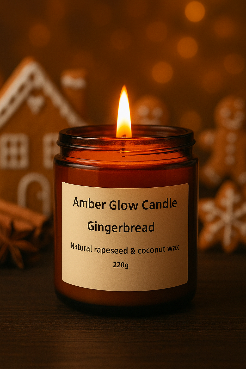 Gingerbread Candle Eco