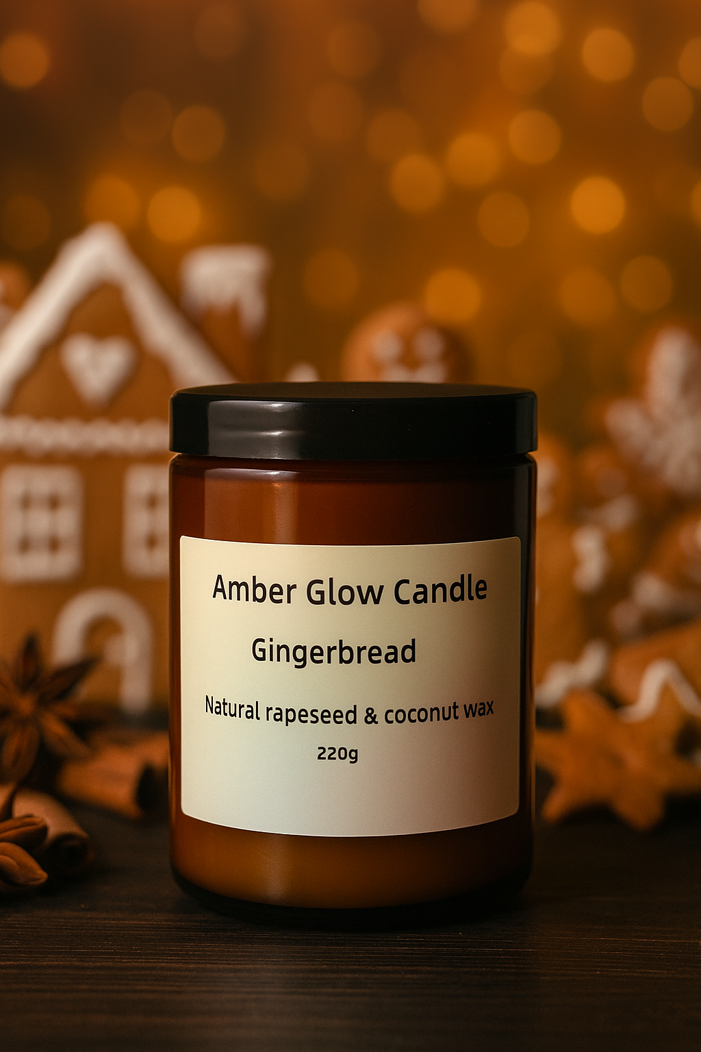 Gingerbread Candle Eco