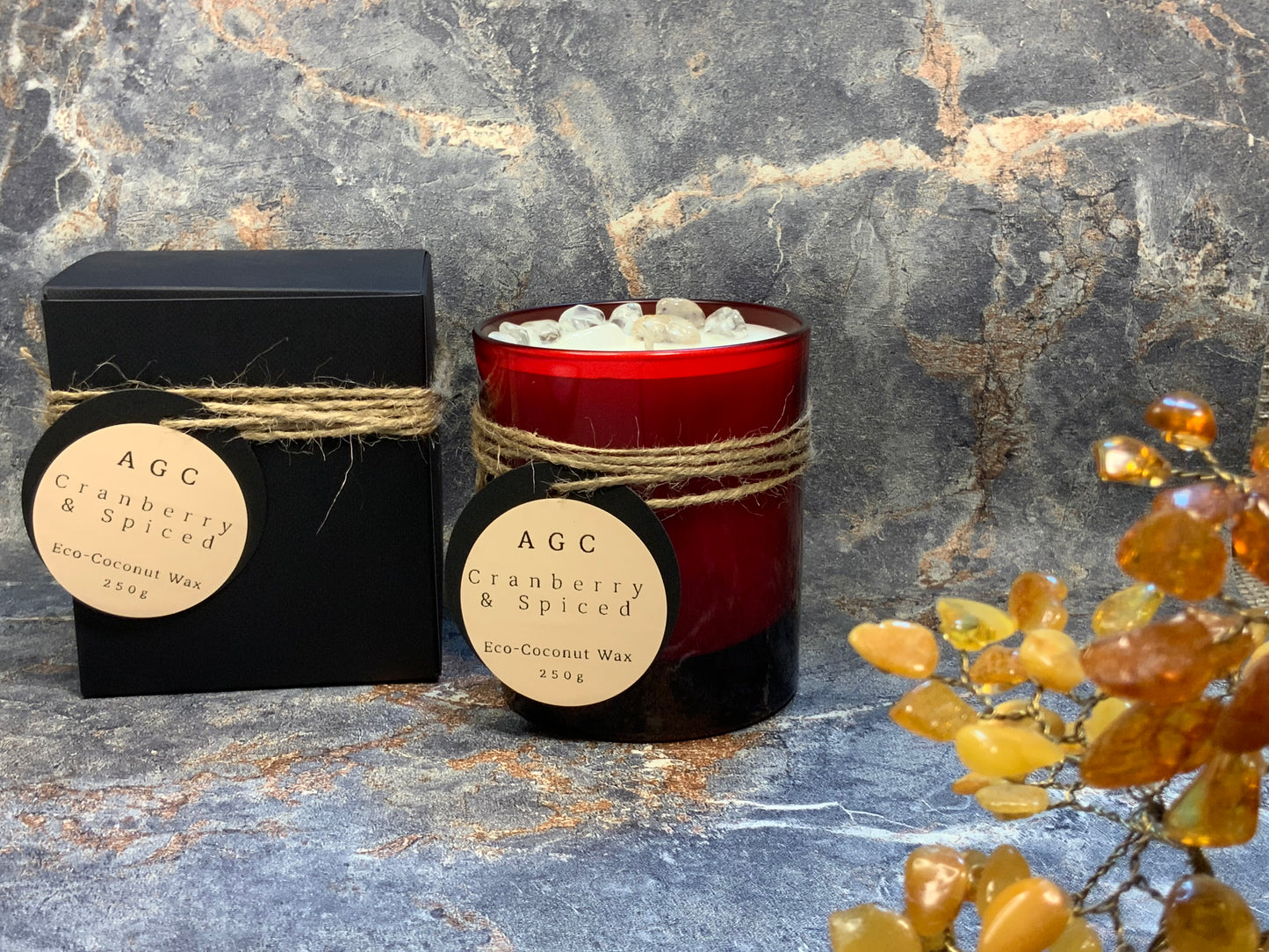 Cranberry & Spiced Candle Eco-Coconut Wax