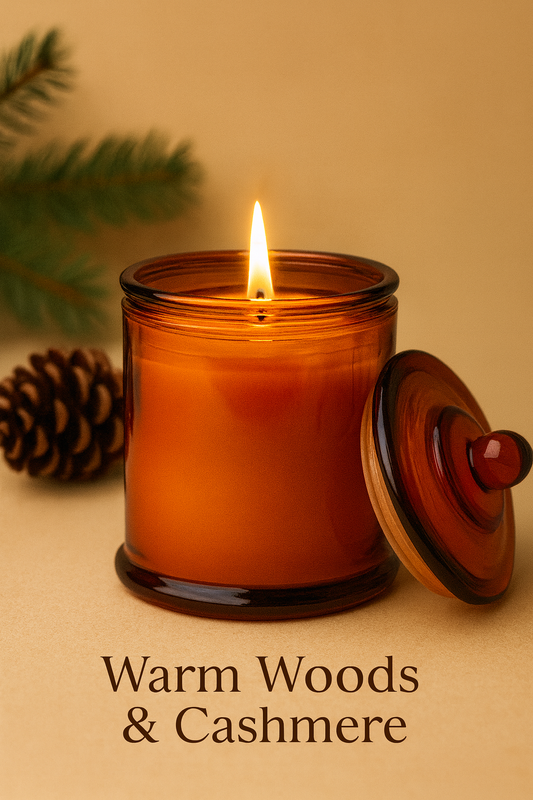 Warm Woods & Cashmere Candle