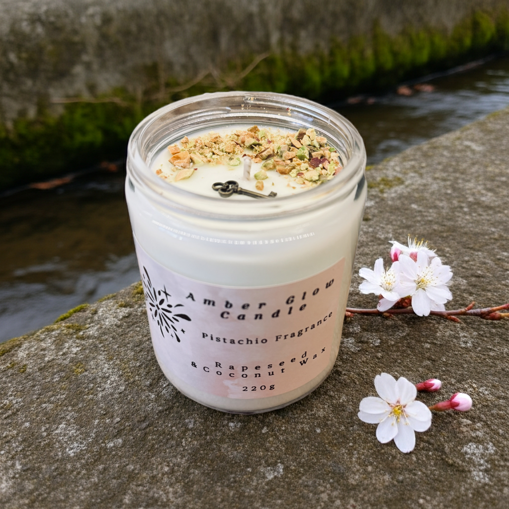 NEW ! Pistachio Luxury Scented Candle