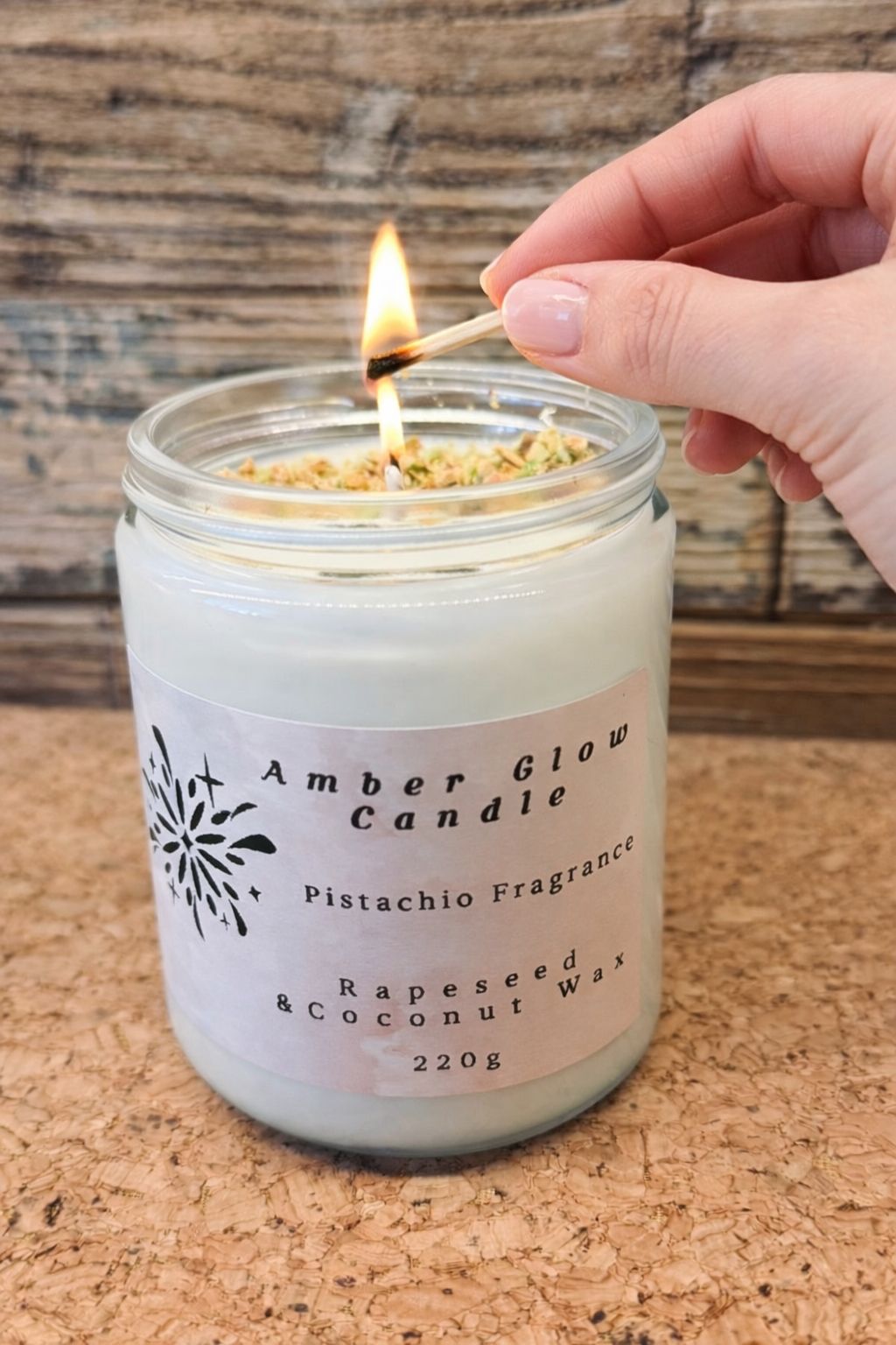 NEW ! Pistachio Luxury Scented Candle