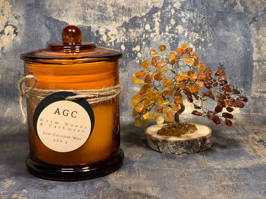 Warm Woods & Cashmere Candle Eco-Coconut Wax