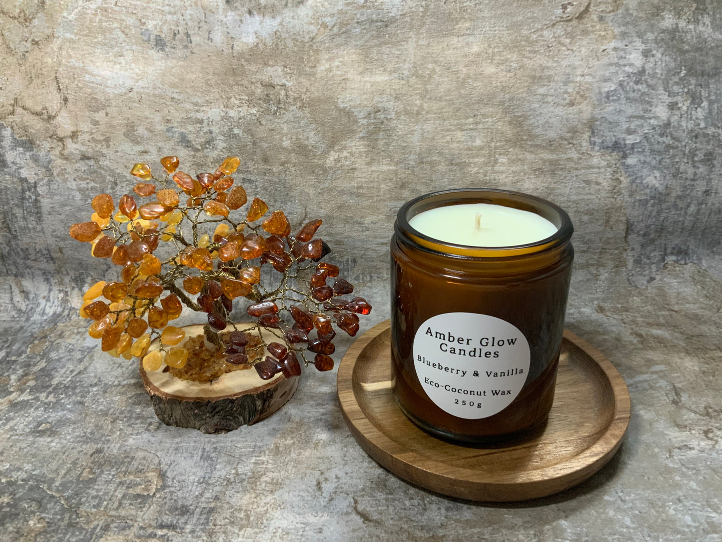 Blueberry & Vanilla Candle Eco-Coconut Wax