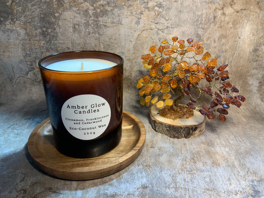 Cinnamon, Frankincense & Cedarwood Candle Eco-Coconut Wax