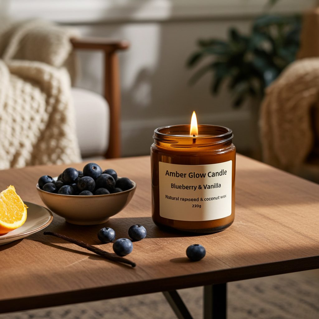 Blueberry & Vanilla Candle